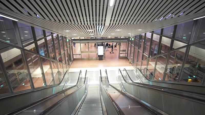 passenger escalator for railway station